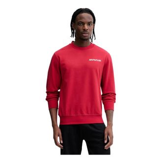 Napapijri Hombre, Sudaderas, Rojo, Talla: M