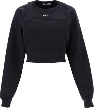 Off-white Logo Embroidery Sweatshirt