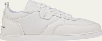 Christian Louboutin Mens Sk Vi Flat Calf Leather Low-Top Sneakers