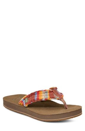 Sanuk Fraid Not Flip Flop in Kona Sunrise at Nordstrom, Size 11