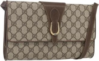 Gucci Pre-owned Cross Body Bags, female, Beige, Size: ONE SIZE Pre-owned Vintage Cross Body Bag