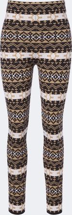 Jean Paul Gaultier Knitted virgin wool leggings