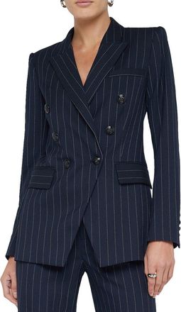 L'agence LAgence Kendi Long Double Breasted Blazer