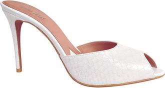 PARIS TEXAS White Textured Heels