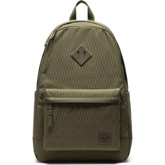 Herschel Heritage Backpack in Ivy Green Diamond at Nordstrom