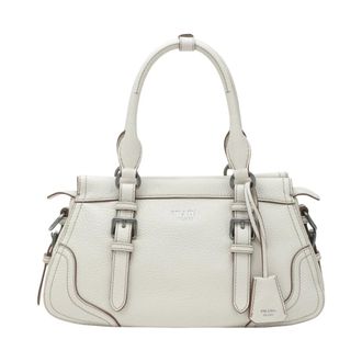 Prada Borsa a spalla - female - Prada - Handbags - Beige - ONE SIZE - Bags