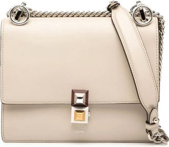 Fendi 2010-2025 Small Leather Kan I crossbody bag - Brown