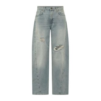 Haikure Clyde Double Jeans - Dames - Loose Fit Jeans - Blauw - W27 - Jeans