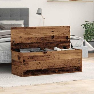 vidaXL Caja De Almacenamiento Madera Vieja 102 X 35 X 35 Cm Vidaxl