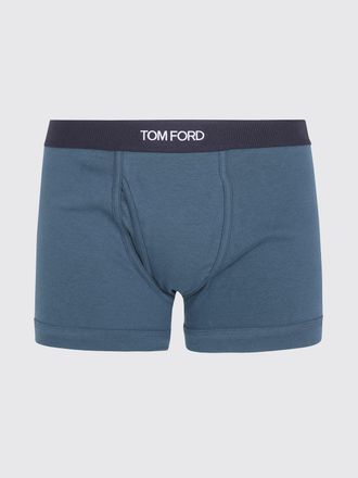 Tom Ford Boxer parigamba in cotone stretch con fascia logata in vita