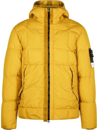 Stone Island gewatteerde jas - Geel