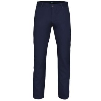 Asquith & Fox Heren Klassieke Casual Chinos/Trousels (Marine)