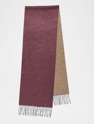 PIACENZA 1733 Men & apos;s Mirror Double-Face Silk and Cashmere Scarf