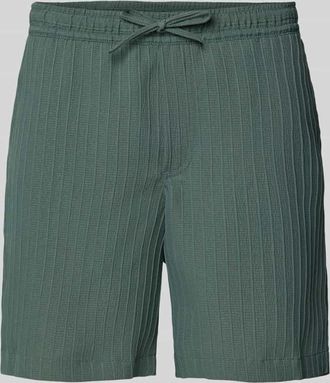 Jack & Jones Jack & Jones Regular Fit Shorts mit Strukturmuster Modell JAIDEN MASSIMO in Dunkelgruen, Gr&ouml;&szlig;e XXL