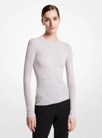 Michael Kors Hutton Featherweight Cashmere Sweater