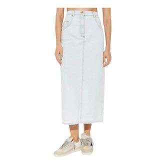 Nina Ricci Denim Skirts, female, Blue, Size: M Denim Skirt