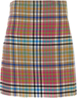 Vivienne Westwood Multicolor Plaid Mini Skirt