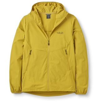 RAB Borealis Hoody Softshelljacke f&uuml;r Herren | gelb