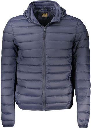 Cavalli Blu Polyester Men Mens Jacket