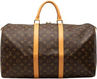Louis Vuitton Pre-owned Weekend Bags, female, Brown, Size: ONE SIZE Pre-owned Keepall 50