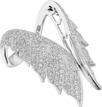 Stephen Webster Magnipheasant Open Tail Feather Ring, Size 6