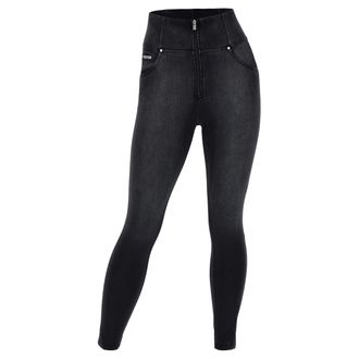 Freddy Jeans push up WR.UP 7/8 curvy vita alta denim effetto used