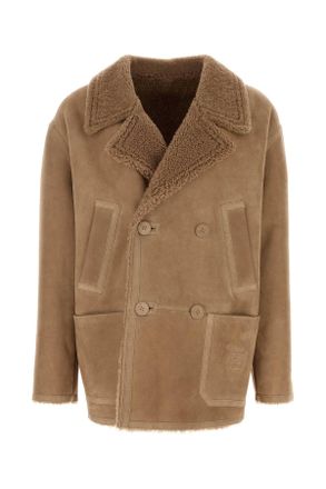 Fendi Kameel Schapenvacht Jacket