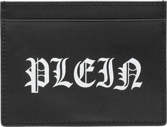 Philipp Plein French Wallet Gothic Plein - Heren - Portefeuilles - Zwart - ONE Size - Leer - Accessoires
