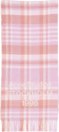 Acne Studios Venus Check 1996 RWS - Dames - Wintersjaals - Veelkleurig - ONE Size - Wol - Accessoires