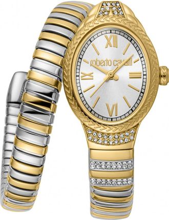 Roberto Cavalli Womens RC5L151M0065 Ladies Crest Watch - Gold - One Size