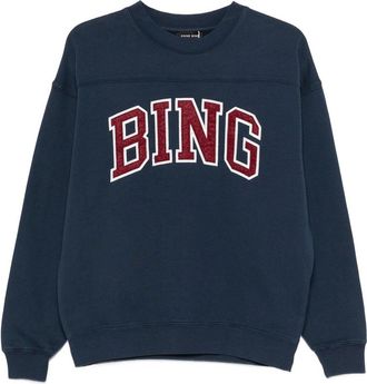 Anine Bing Trenton Sweatshirt Bing Washed Navy