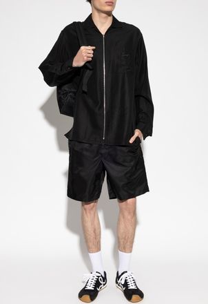 Kenzo Shirt With Zip Fastening, Mens, Black