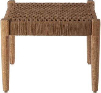 Premier Housewares Interiors by Premier Footrest for Comfortable Posture, Adjustable Footrest, Sofa Footrest for Office, Home, Vintage Footrest