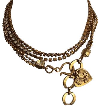 Mariana Womens Clear Day 3 Strand Wrap Bracelet In Gold