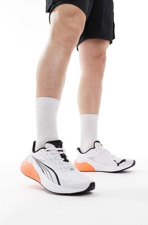 Puma Electrify Nitro 4 - Sneakers bianche e rosse-Bianco