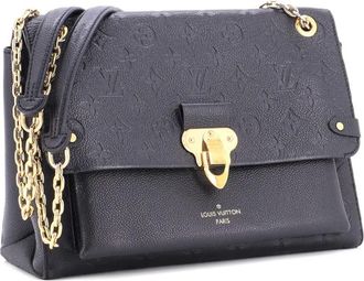 Louis Vuitton Borsa a spalla Vavin in pelle Empreinte con monogramma - Nero