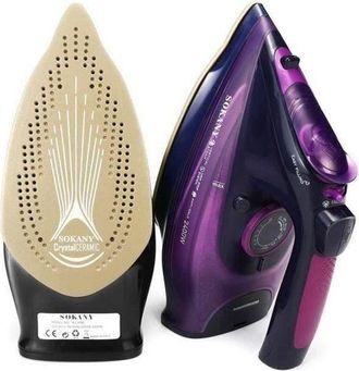 OEM Plancha De Vapor Inal&aacute;mbrica De 2400 W Con Protecci&oacute;n Antigoteo Y Antical - Morada