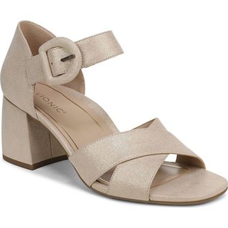 Vionic Soraya Heel Sandal in Gold at Nordstrom Rack, Size 6.5