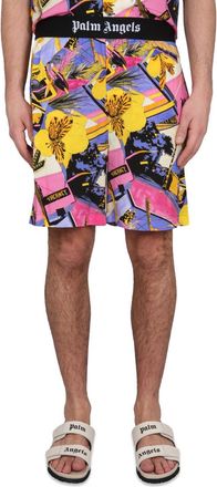 Palm Angels Miami Bermuda Shorts - Multicolor
