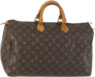 Louis Vuitton Pre-owned Handbags, female, Brown, Size: ONE SIZE Pre-owned Canvas Handbag