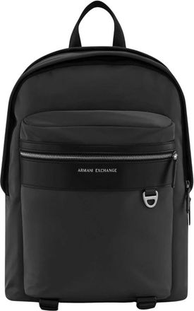 A|X Armani Exchange Rugzak - Heren - Rugzakken - Zwart - ONE Size - Leer - Tassen