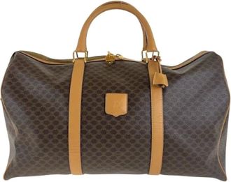 Celine Pre-owned Weekend Bags, female, Brown, Size: ONE SIZE Pre-owned Fabric celine-bags