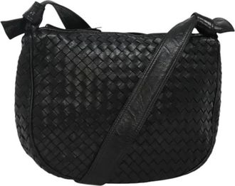 Bottega Veneta Pre-owned Vintage Schoudertas - Dames - Vintage Schoudertas - Zwart - ONE Size - Leer - Vintage