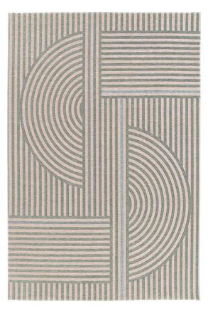 AFK Living Alfombra 100% reciclada verde 120 x 170 cm