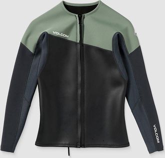 Volcom 1.5Mm Front Zip Licra verde