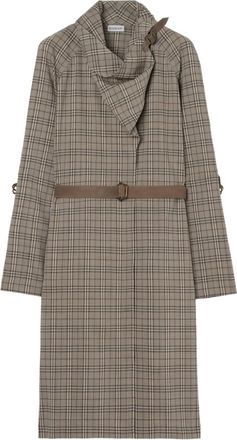 Burberry Abito corto a quadri - Grigio