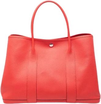 Herm&egrave;s Pre-owned Garden Party 36 - Dames - Vintage Handtas - Roze - ONE Size - Leer - Vintage
