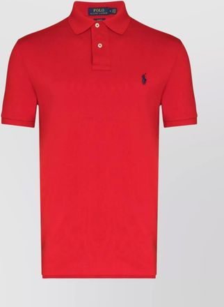 Ralph Lauren polo shirt with ribbed cuffs and short sleeves