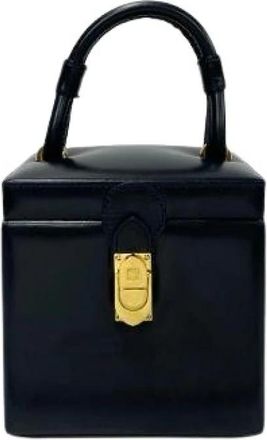 Loewe Pre-owned Leren Handtas - Dames - Vintage Handtas - Blauw - ONE Size - Leer - Vintage