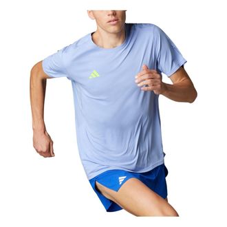 adidas Adizero Essentials Running T-shirt Asia Sizing Blue Spark IX2842